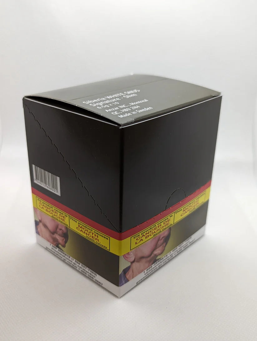 SIBERIA WHITE SNUS SIGNATURE SLIM SOFT PACK